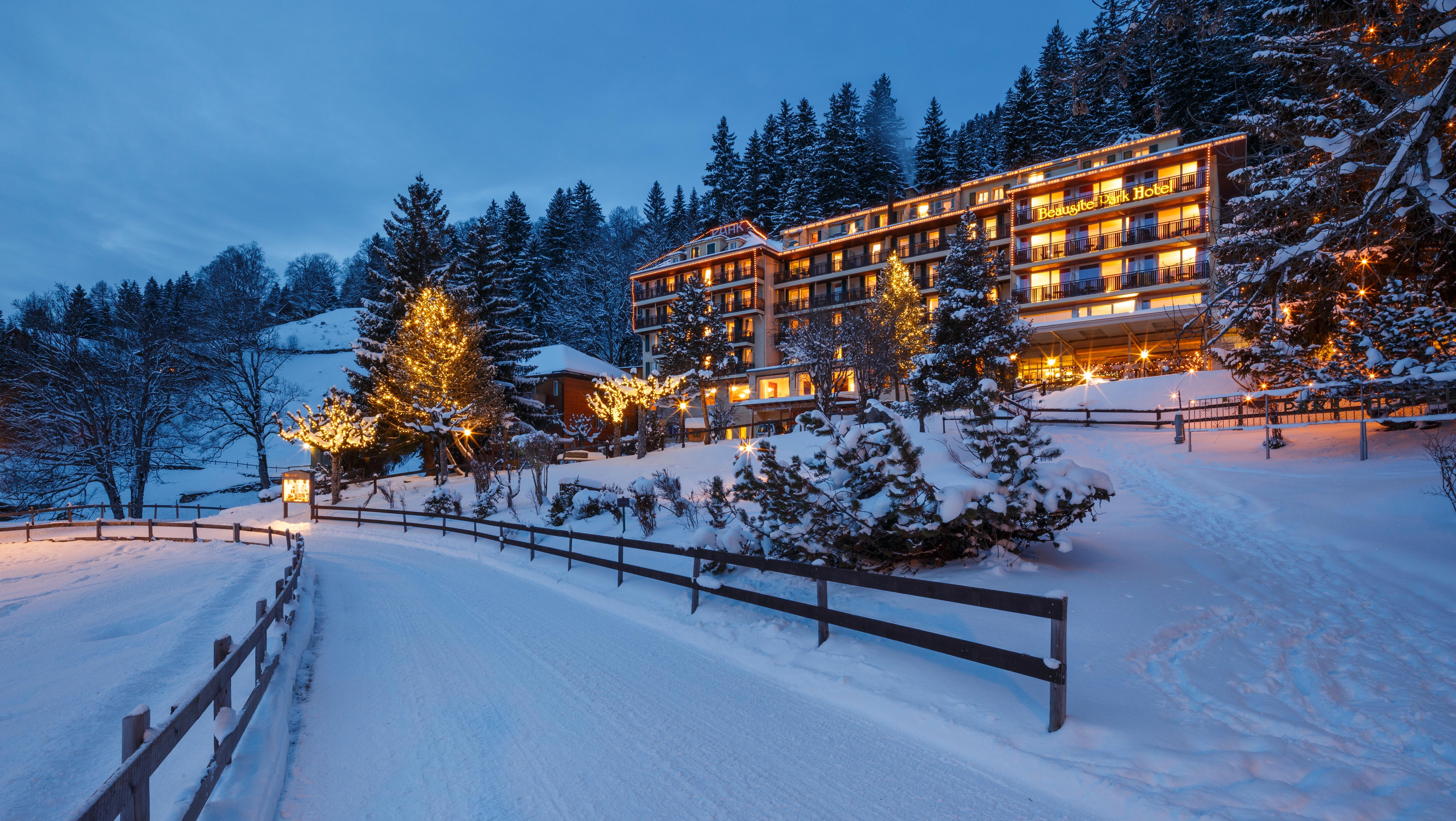 Beausite Park Hotel & Spa Wengen Exterior foto